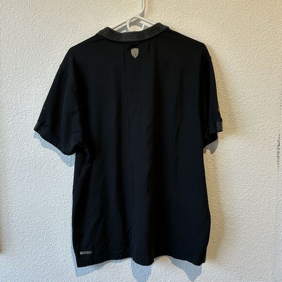 Ferrari Puma Polo Shirt Size XL Men’s 10 Anniversary Partnership Striped Collar - Picture 2 of 12